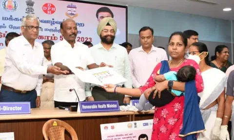 Ma Su inaugurates Intensified Mission Indradhanush vaccination camp