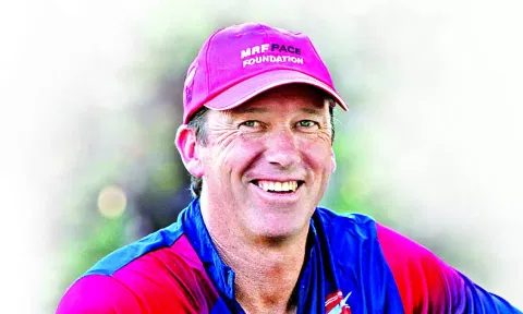 Legendary Australian pacer Glenn McGrath