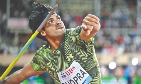 Olympic champion javelin thrower Neeraj Chopra