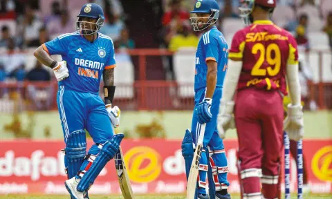 Suryakumar Yadav and Tilak Varma have been the batting mainstays in the T20I series.