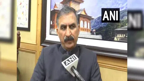 Himachal Pradesh Chief Minister Sukhvinder Singh Sukhu. (Photo/ANI)