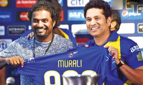 Sachin and Murali
