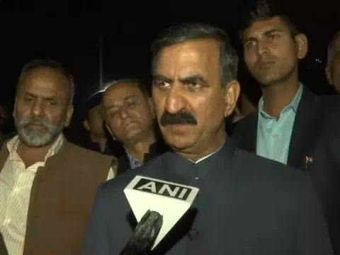 Himachal Pradesh Chief Minister Sukhvinder Singh Sukhu