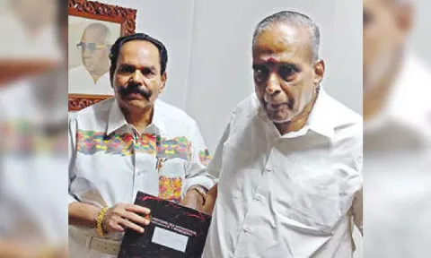 KT Kunjumon meets Saravanan, SPM ahead of Gentleman 2 launch