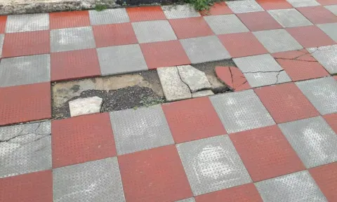 Rectify damage to pavement in park, urge residents of Ambattur