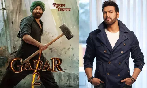 Poster of 'Gaddar 2'; Rumi Khan