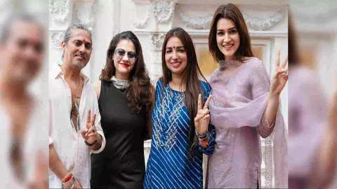  Do Patti, starring Kajol and Kriti Sanon, has commenced production. (Photo: Instagram/bluebutterflyfilmsofficial)