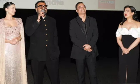 Sunny Leone, Anurag Kashyap, Rahul Bhat (Image: IANS)