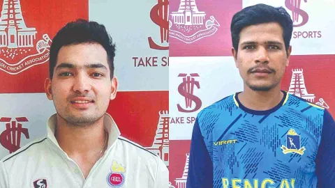 (L-R) Anuj Rawat; Vaibhav Yadav