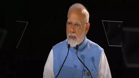 Prime Minister Narendra Modi at BRICS Business Forum Leaders' Dialogue in Johannesburg, South Africa (Photo/ANI) 