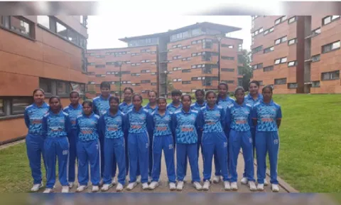 India's Women Blind Team (IANS)