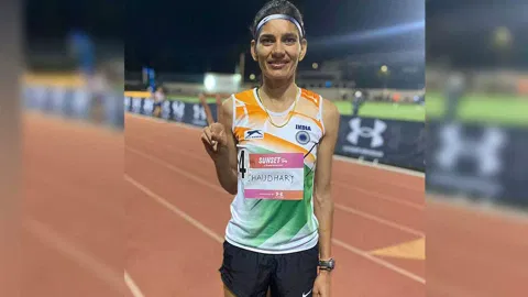 Parul Chaudhary. (Photo- SAI Media)