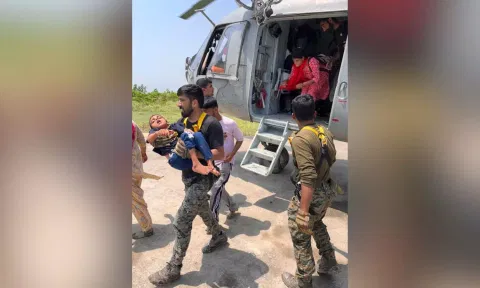IAF evacuates 1,330 people; airdrops 45 tons of essential items in HP