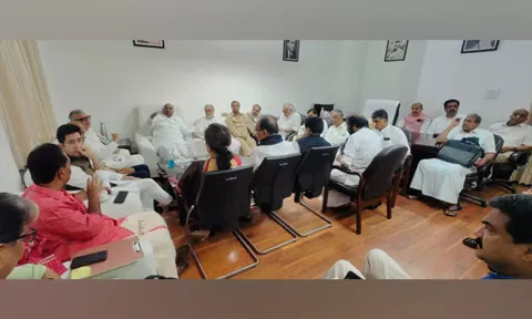 Opposition leaders at a meeting (ANI)