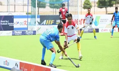 A visual from the match