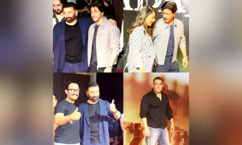 Snaps from the success party of 'Gadar 2'