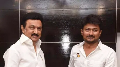 MK Stalin and Udhayanidhi Stalin (Photo/IANS)