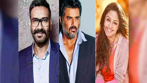  Actors Ajay Devgn, R Madhavan and Jyotika