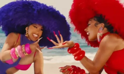 Rappers Cardi B and Megan Thee Stallion