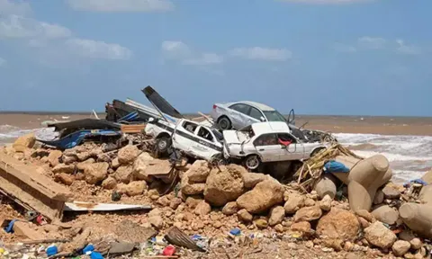 Visuals from eastern Libyan city of Derna