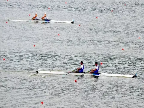 Indian team in action