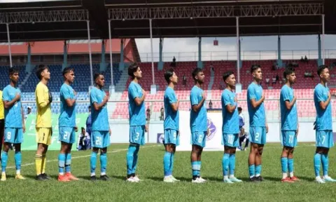 The Indian u19 team