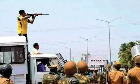 File photo of the Thoothukudi firing. 