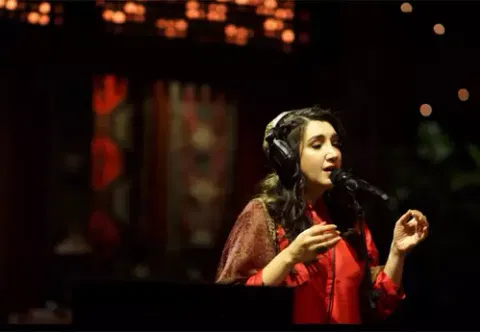 Pakistani singer Zeb Bangash