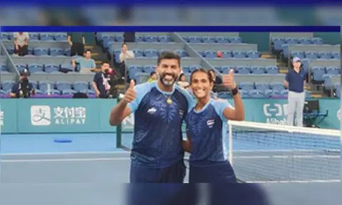 Rohan Bopanna and Rutuja Bhosale 