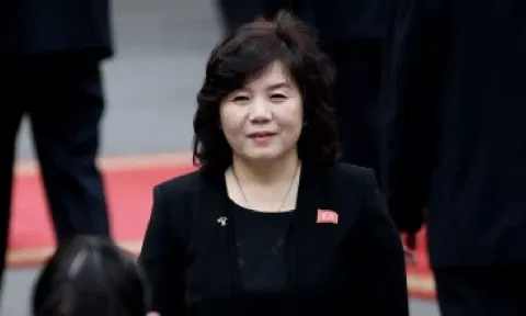  North Korean Foreign Minister Choe Son-hui