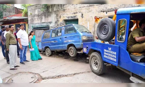 The civic body commenced the abandoned vehicle drive from September 1. (X/@chennaicorp)