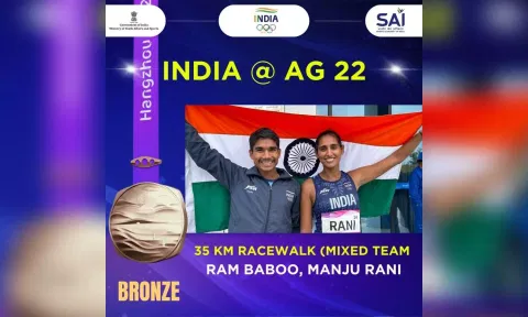Ram Baboo and Manju Rani (Photo: Twitter/ SAI media)