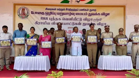 S Regupathy on Thursday inaugurated the 'Drug De-Addiction Centre' 