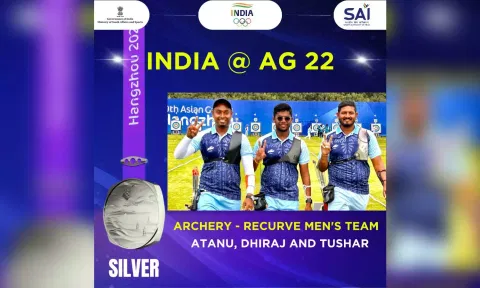 Indian men's recurve team (Photo: SAI Media/ Twitter)