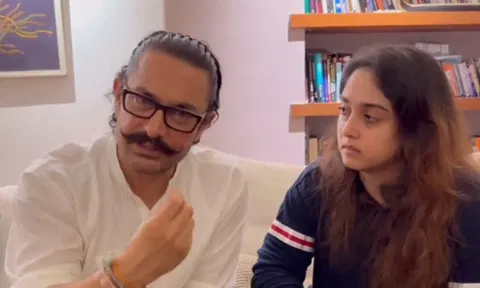  Aamir Khan and his daughter Ira Khan (Photo: IANS) 