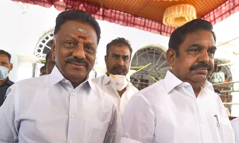  O Panneerselvam; Edappadi K Palaniswami