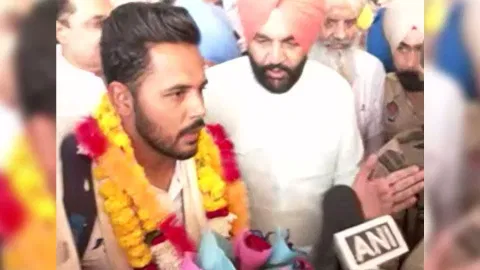 Indian men's hockey captain Harmanpreet Singh. (Photo: ANI)