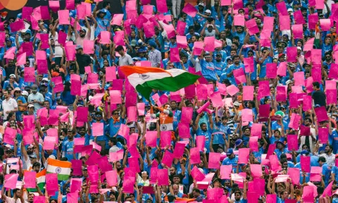 Fans from other parts of India have arrived in large numbers to watch the match. (PTI)