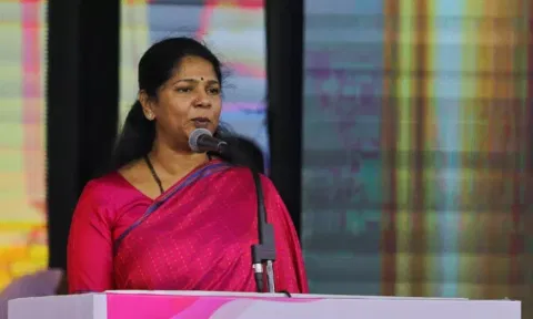 Kanimozhi Karunanidhi (Photo credit: Hemanathan M)
