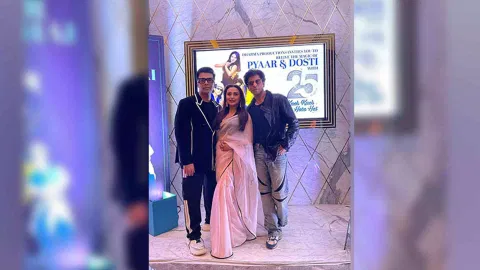 Karan Johar, Rani Mukerji, SRK (Image: Instagram)