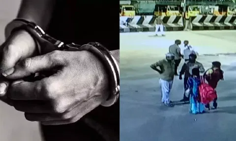 Visuals from the CCTV footage