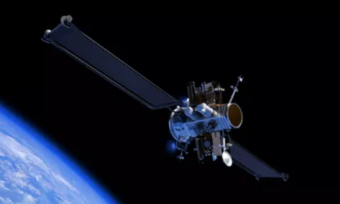 Blue Origin unveiled Blue Ring, a spacecraft platform focused on providing in-space logistics and delivery (Photo: IANS) 
