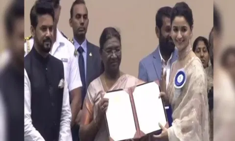 Union Minister Anurag Thakur, President Murmu, Alia Bhatt (ANI)