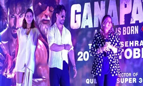 Kriti Sanon, Tiger Shroff and Deepshikha Deshmukh (ANI)