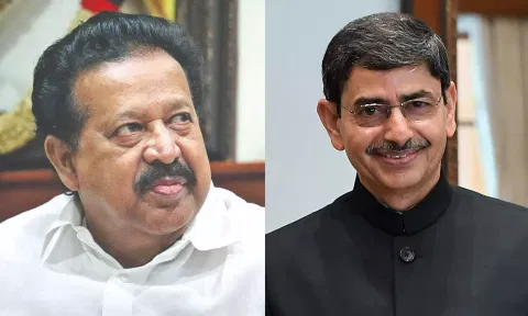 K Ponmudy; RN Ravi (File)