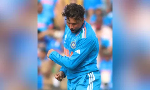 Kuldeep Yadav. 