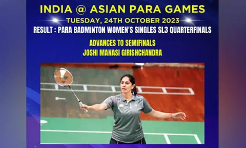 Manasi Nayana Joshi (SAI Media/X)