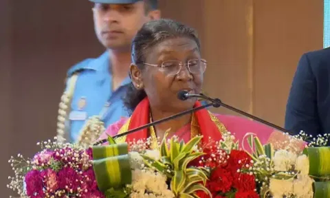  President Droupadi Murmu addressing the convocation ceremony (Photo: Dailythanthi)