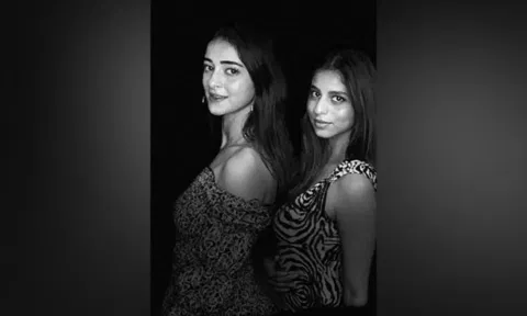 Ananya Panday, Suhana Khan (Image: ANI)