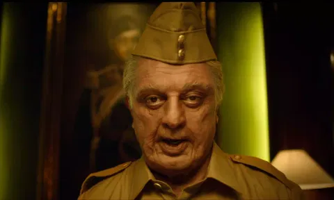 Kamal Haasan as Senapathi. 
